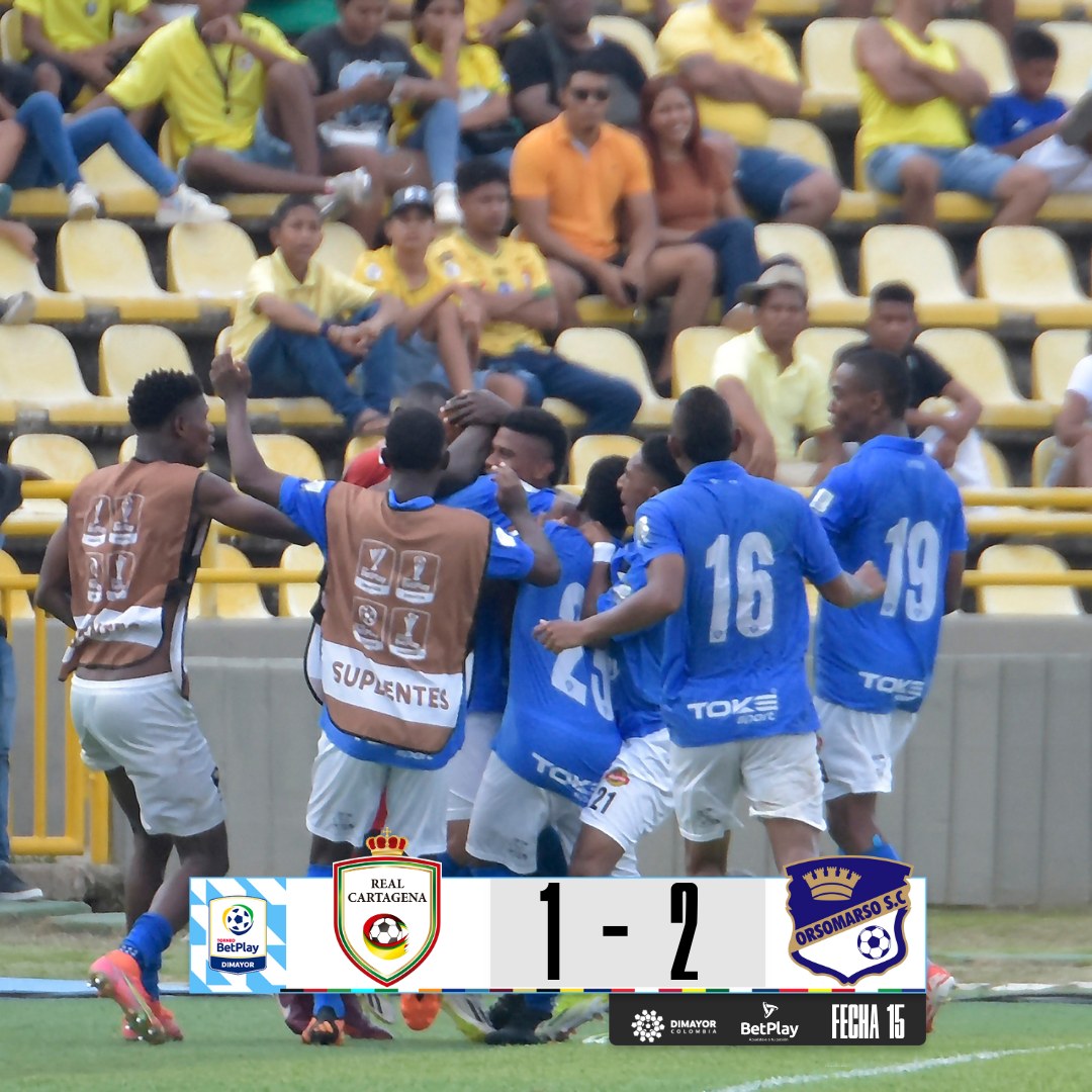 Real Cartagena VS Orsomarso 15va. Fecha Torneo Betplay 2024 Colombia 1