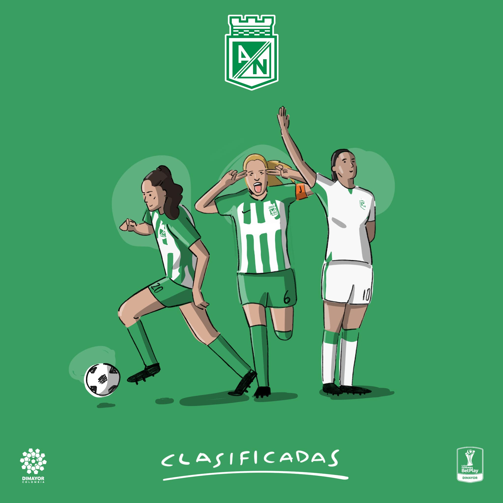 Atletico Nacional clasificado Cuadrangulares Liga Femenina Betplay 2024