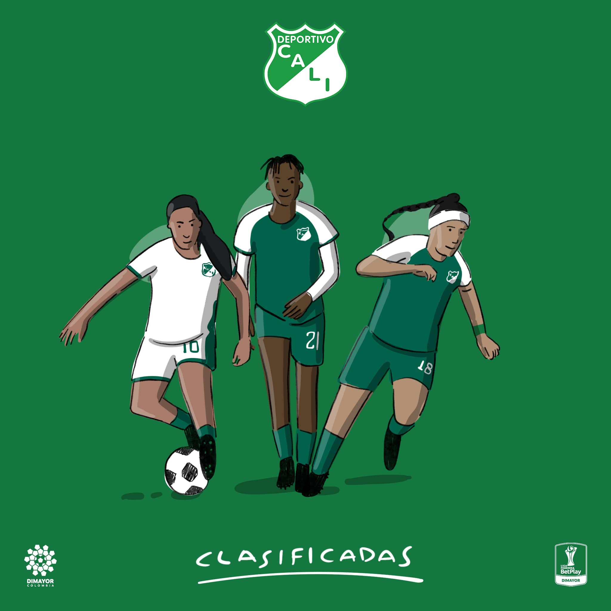 Deportivo Cali clasificado Cuadrangulares Liga Femenina Betplay 2024