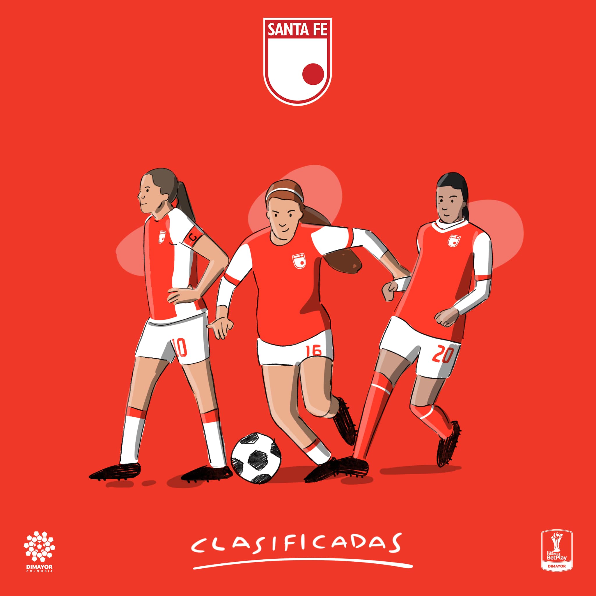 Santa FE clasificado Cuadrangulares Liga Femenina Betplay 2024